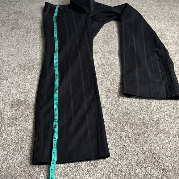 Just Cavalli Textured Striped loose fit dress pants Sz 54 - Picture 12 of 16